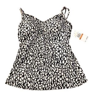 Nwt Michael Kors Cruise 2020 Tankini Swim Top S
